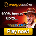 Play over 400 Casino Games at Energy Casino