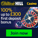 Our Recommended UK Casino Online is William Hill